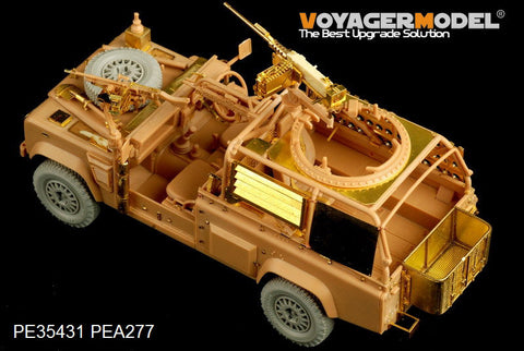 ボイジャーモデル PE35431 1/35 現用イギリス ディフェンダー XD "ウルフ"特殊部隊仕様(ホビーボス82446)
