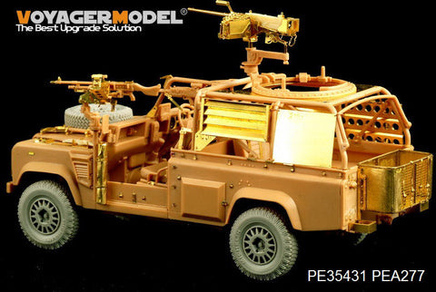 ボイジャーモデル PE35431 1/35 現用イギリス ディフェンダー XD "ウルフ"特殊部隊仕様(ホビーボス82446)