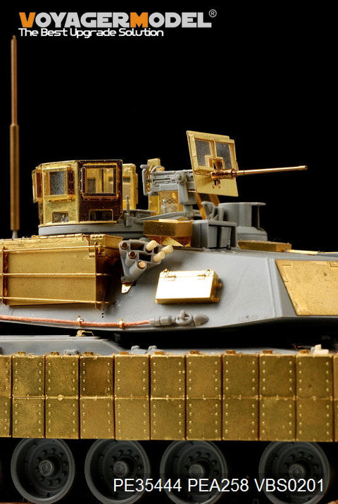 ボイジャーモデル PE35444 1/35 現用アメリカ M1A2エイブラムズ TUSK1 後期型 エッチング基本セット(ドラゴン3636用)