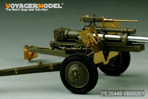 ボイジャーモデル PE35449 1/35 WWIIアメリカ 3インチM5 対戦車砲・ M1 105mm 榴弾砲 M2A1砲架 2in1( AFVクラブ35S64/35160)