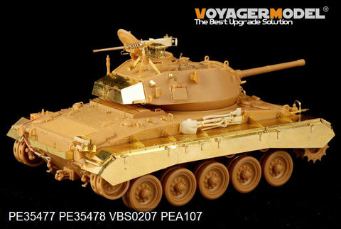 ボイジャーモデル PE35477 1/35 WWIIアメリカ M24 チャーフィー (初期型) 軽戦車 基本セット(ブロンコ 35069)