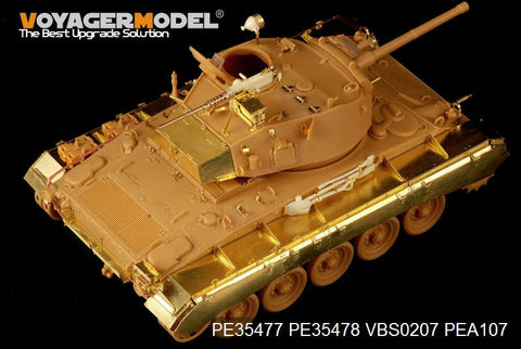 ボイジャーモデル PE35477 1/35 WWIIアメリカ M24 チャーフィー (初期型) 軽戦車 基本セット(ブロンコ 35069)