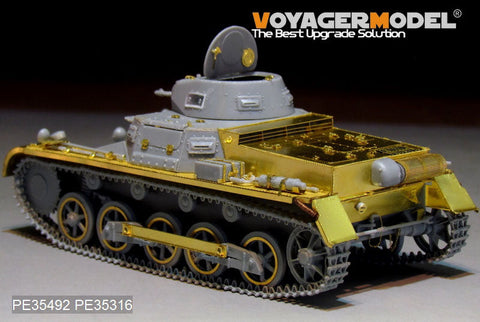 ボイジャーモデル PE35492 1/35 WWIIドイツ I号戦車B型 エッチング基本セット(ドラゴン6186/6480用)
