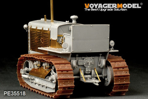 ボイジャーモデル PE35518 1/35 WWIIソビエト ChTZ S-65 トラクター(トランぺッター05538)