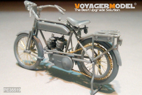 ボイジャーモデル PE35519 1/35 WWIフランス プジョー1917 オートバイ エッチングセット(モンモデルHS-005用)
