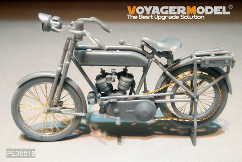 ボイジャーモデル PE35519 1/35 WWIフランス プジョー1917 オートバイ エッチングセット(モンモデルHS-005用)