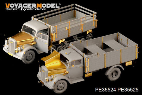ボイジャーモデル PE35525 1/35 WWIIドイツ オペル・プリッツ 3t. 4x2 カーゴ トラック / 貨物室(ドラゴン6716)