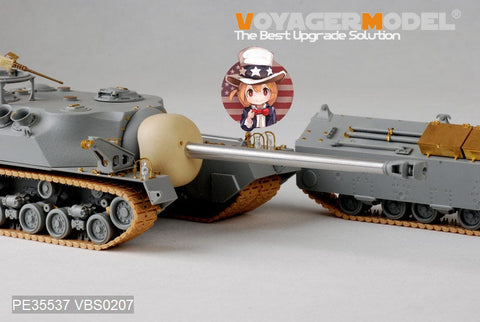 ボイジャーモデル PE35537 1/35 WWIIアメリカ T-28 スーパー重戦車 ・M2マントレット(ドラゴン6750)
