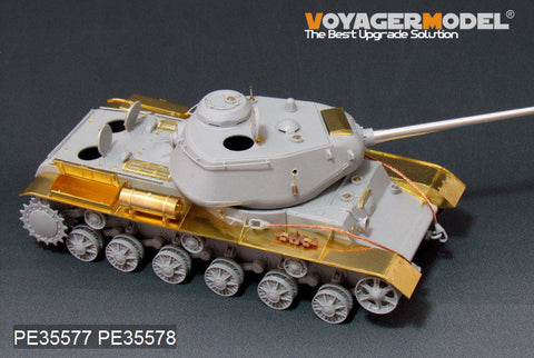 ボイジャーモデル PE35577 1/35 WWIIソビエト KV-85/KV-122 重戦車基本セット(2 in 1)(トランぺッター01570 01569 )