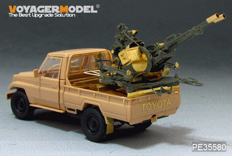 ボイジャーモデル PE35580 1/35 現用ピックアップ ・ZU-23-2搭載型(モンモデルVS-004)