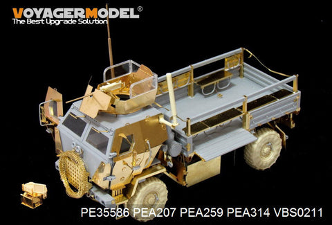ボイジャーモデル PE35586 1/35 現用アメリカ M1078 LMTV 装甲キャビン基本セット(トランぺッター01009)
