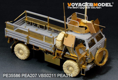 ボイジャーモデル PE35586 1/35 現用アメリカ M1078 LMTV 装甲キャビン基本セット(トランぺッター01009)
