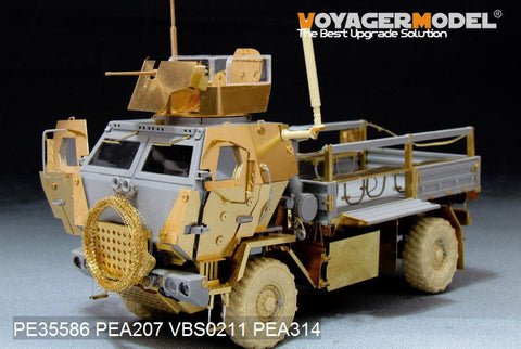 ボイジャーモデル PE35586 1/35 現用アメリカ M1078 LMTV 装甲キャビン基本セット(トランぺッター01009)