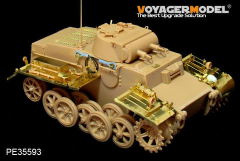 ボイジャーモデル PE35593 1/35 WWIIドイツ I号戦車F型後期型 エッチングセット(ホビーボス83805用)