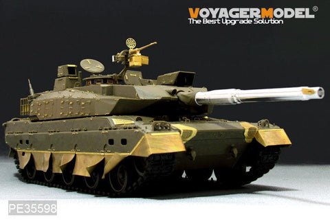 ボイジャーモデル PE35598 1/35 陸上自衛隊 10式戦車 エッチングセット(金属砲身、機銃付き)(タミヤ35329用)