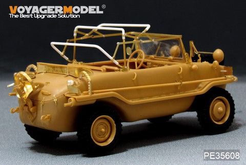 ボイジャーモデル PE35608 1/35 WWIIドイツ シュビムワーゲン TYPE128 エッチングセット(AFVクラブ用)