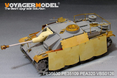 ボイジャーモデル PE35630 1/35 WWIIドイツ III号突撃砲後期型エッチング基本セット(ドラゴン用)