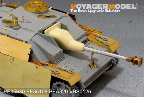 ボイジャーモデル PE35630 1/35 WWIIドイツ III号突撃砲後期型エッチング基本セット(ドラゴン用)