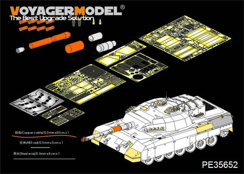 ボイジャーモデル PE35652 1/35 現用カナダ レオパルト C2 メキサス 主力戦車用エッチングセット(タコム2003用)