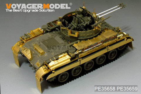 ボイジャーモデル PE35658 1/35 現用ドイツ M42A1ダスター エッチング基本セット(AFV35S66用)