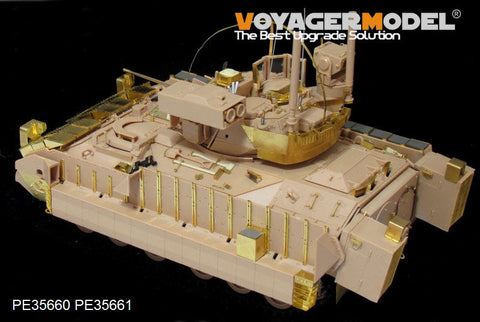 ボイジャーモデル PE35660 1/35 現用アメリカ M2A3 ブラッドレー BUSK III 増加装甲付き エッチング基本セット(モンモデルSS-004用)