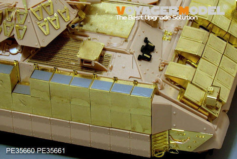 ボイジャーモデル PE35660 1/35 現用アメリカ M2A3 ブラッドレー BUSK III 増加装甲付き エッチング基本セット(モンモデルSS-004用)