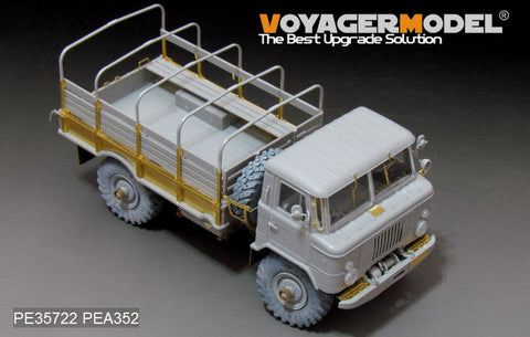ボイジャーモデル PE35722 1/35 現用ロシア GAZ-66 カーゴトラック エッチング基本セット(トランぺッター01016用)