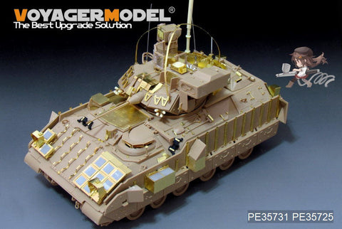 ボイジャーモデル PE35731 1/35 現用アメリカ M3A3ブラッドレー歩兵戦闘車 ・BUSK III エッチング基本セット(オロチ IM001/002用)