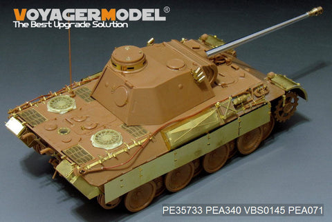 ボイジャーモデル PE35733 1/35 WWIIドイツ パンサーD型 エッチング基本セット(ズベズダ3678用)