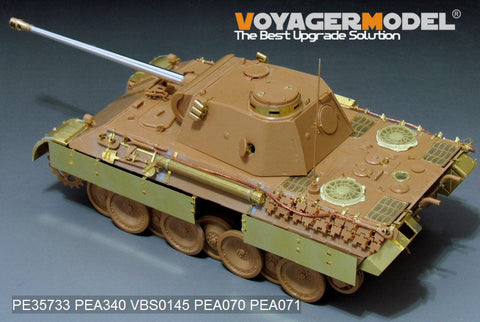 ボイジャーモデル PE35733 1/35 WWIIドイツ パンサーD型 エッチング基本セット(ズベズダ3678用)