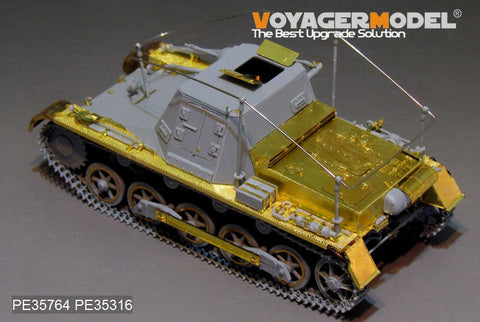 ボイジャーモデル PE35764 1/35 WWIIドイツ I号指揮戦車 エッチング基本セット(ドラゴン6218/6587用)