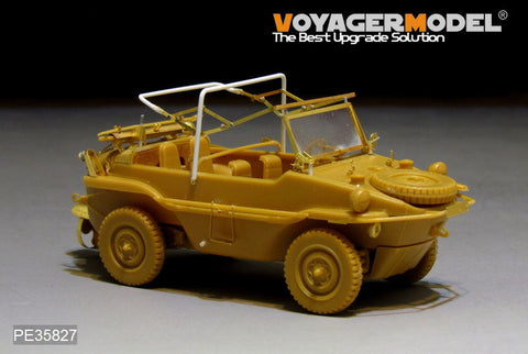 ボイジャーモデル PE35827 1/35 WWIIドイツ シュビムワーゲン Type166 エッチングセット(ヒーロー35001・タミヤ用)