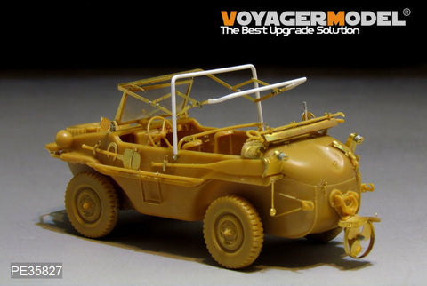 ボイジャーモデル PE35827 1/35 WWIIドイツ シュビムワーゲン Type166 エッチングセット(ヒーロー35001・タミヤ用)