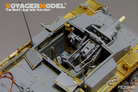 ボイジャーモデル PE35838 1/35 WWIIドイツ III号突撃砲 E型 インテリア エッチングセット(ドラゴン6688用)