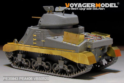 ボイジャーモデル PE35843 1/35 WWIIイギリス M3グラント中戦車 エッチング基本セット(タコム2086用)