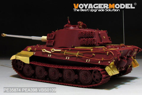 ボイジャーモデル PE35874 1/35 WWIIドイツ キングタイガー(ヘンシェル砲塔)エッチングセット(モンTS-031用)