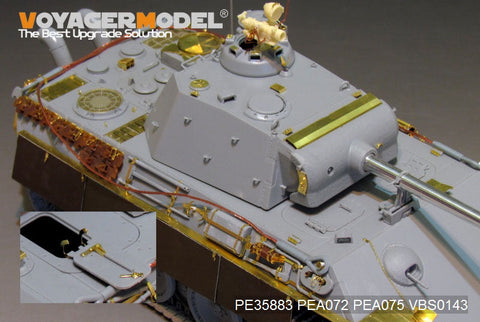 ボイジャーモデル PE35883 1/35 WWIIドイツ パンサーG型後期 エッチング基本セット(ドラゴン用)