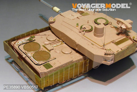 ボイジャーモデル PE35890 1/35 現用ドイツ レオパルト2A4 レボリューション1 エッチング基本セット(タイガー4629用)