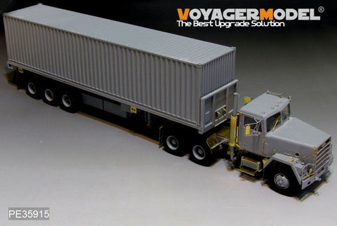 ボイジャーモデル PE35915 1/35 現用アメリカ M915トラクター/M872トレーラー エッチング基本セット(トランぺッター01015)