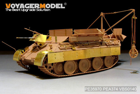 ボイジャーモデル PE35970 1/35 WWII ドイツ ベルゲパンサーA型 (後期型 パンサーGツールホルダー) ベーシック(MENG SS-015用)