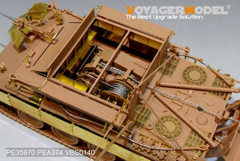 ボイジャーモデル PE35970 1/35 WWII ドイツ ベルゲパンサーA型 (後期型 パンサーGツールホルダー) ベーシック(MENG SS-015用)