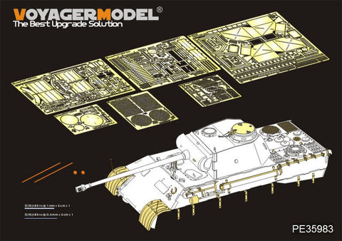 ボイジャーモデル PE35983 1/35 WWII ドイツ パンサーD型戦車 後期型 ベーシック (タコム 2104用)