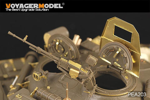ボイジャーモデル PEA203 現用ロシア T-72 アンチフラグメントシールド ・NSVT 12.7mm マシンガン (汎用)