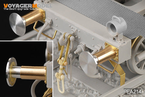 ボイジャーモデル PEA214 1/35 WWIIドイツ 鉄道車両 緩衝器・牽引フック(汎用)