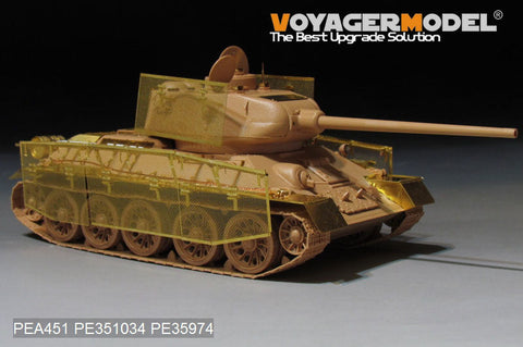 ボイジャーモデル PEA451 1/35 WWII ロシア T-34/85 "トーマシールド" ワイヤーメッシュ シュルツェン(汎用)