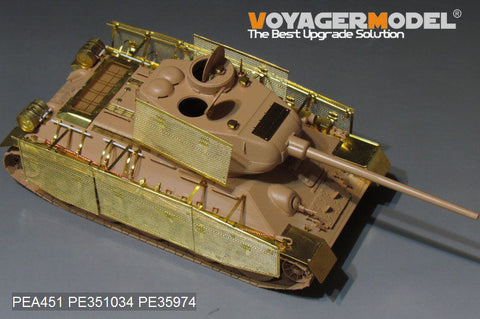 ボイジャーモデル PEA451 1/35 WWII ロシア T-34/85 "トーマシールド" ワイヤーメッシュ シュルツェン(汎用)