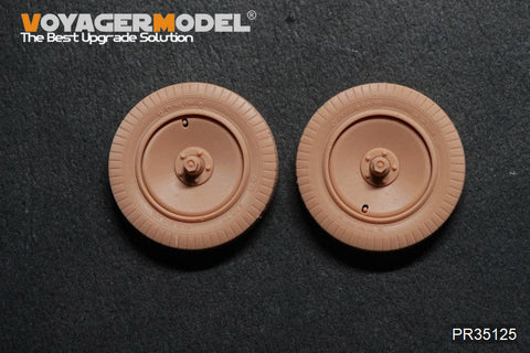 ボイジャーモデル PR35125 1/35 WWII ドイツ WWII ドイツ Sd.Kfz.250/Sd.Kfz.10ハーフトラック ホイール センペリット製タイヤ (汎用)