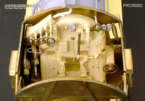 ボイジャーモデル Pro35002 1/35 ドイツ用蒸気機関車 BR52 00210 エッチングセット(トランぺッター00210用)