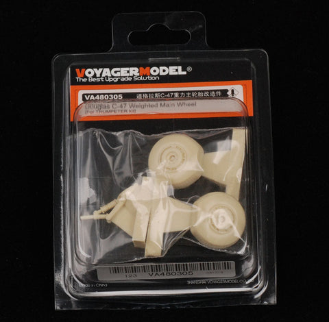 ボイジャーモデル VA480305 1/48 ダグラス C-47 加重メインホイール (トランぺッター)