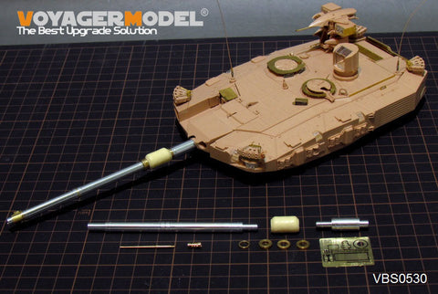 ボイジャーモデル VBS0530 1/35 現用ドイツ Rh-M-120 L/55 120mm 砲身 マシンガン付(レオパルド2 レボリューション2用)(汎用)